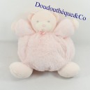 Peluche patapouf ours KALOO Perle patapouf ourson rose clair 30 cm