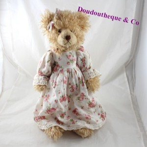 Teddy bear LOUISE MANSEN floral dress