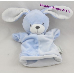 Doudou Marionettenkaninchen MES PETITS CAILLOUX bleu