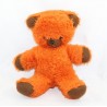 Teddy bear TEDDY vintage brown orange retro 25 cm