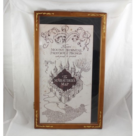 Scatola di carte Marauder THE NOBLE COLLECTION Harry Potter cornice in legno + carta 46 cm