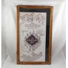 Scatola di carte Marauder THE NOBLE COLLECTION Harry Potter cornice in legno + carta 46 cm