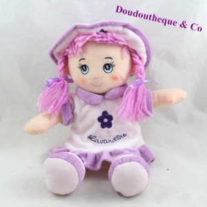 Bambola di peluche Lavandine ENESCO lana per capelli viola
