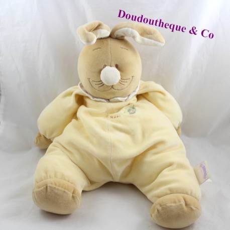 Peluche lapin NOUKIE'S Gaspard jaune abeille