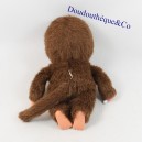 Monkey plush KIKI THE REAL brown eyes signed under the foot 18 cm