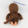 Mono de peluche KIKI LOS VERDADEROS ojos marrones firmados bajo el pie 18 cm