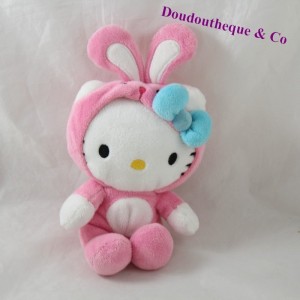 Gato de peluche Hello Kitty SANRIO disfrazado de conejo