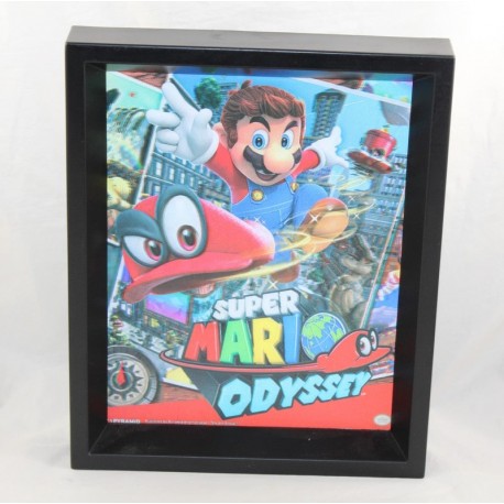 3D Rahmen Super Mario Odyssey NINTENDO Pyramid International Lentikular 29 cm