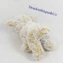 Peluche mouton CREATIONS DANI chiné roux 17 cm