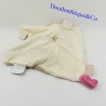 Coperta piatta Lola mucca NOUKIE'S sciarpa rosa marrone e beige 28 cm