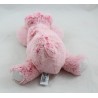 Osito de peluche CREACIONES DANI chiné rosa alargado 22 cm