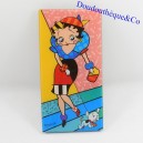 Decorative plate Betty Boop BRITTO with her Dog 25 cm