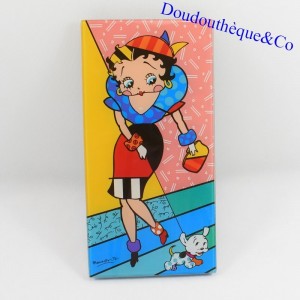 Piatto decorativo Betty Boop BRITTO con il suo Cane 25 cm