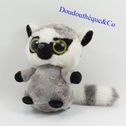 Plush Lemur YOOHOO & Friends black gray white big eyes 16 cm