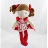 Strawberry doll DOUDOU ET COMPAGNIE Les Demoiselles Brin de folie 30 cm