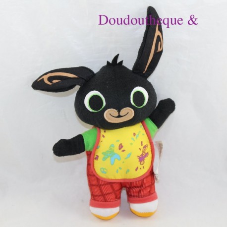 Peluche lapin FISHER PRICE Mattel Bing noir tablier