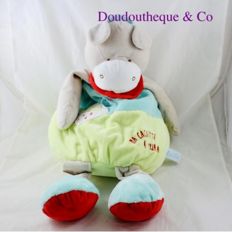 Peluche range pyjama Mon super âne BABY NAT' Ma cachette à pyjama Peluche range pyjama Mon super âne BABY NAT' Ma cachette à pyjama