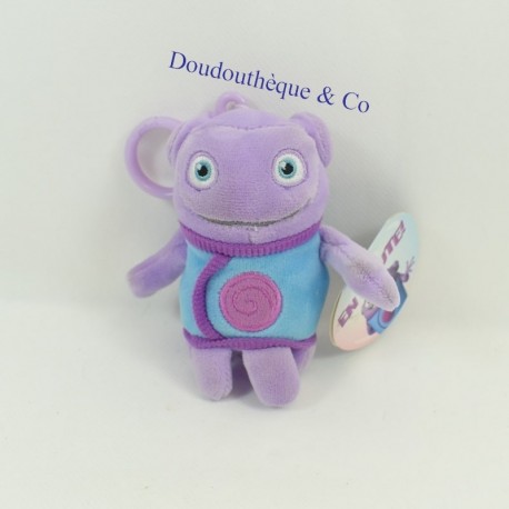 Peluche Portachiavi Oh ON THE WAY DREAMWORKS alieni extraterrestri viola 11 cm