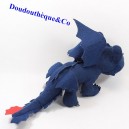 Peluche dragon Krokmou DREAMWORKS Dragons bleu 50 cm