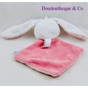 Blanket flat rabbit BARLEY SUGAR pink white