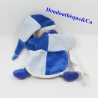 Doudou marionnette ours DOUDOU ET COMPAGNIE mouchoir bleu 25 cm