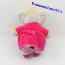 Elefante de felpa Celestial IDEAL Babar vestido rosa 23 cm