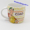 Keramikbecher Kleopatra und Cesar von Asterix und Obelix Tasse Hallo 9 cm