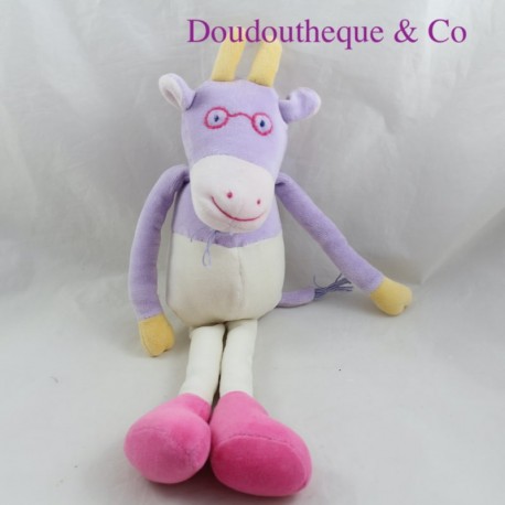 Plush Doctor Goat MILL ROTY purple bezel