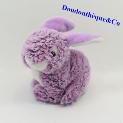 Plush rabbit CREATIONS DANI purple mottled long hair 12 cm