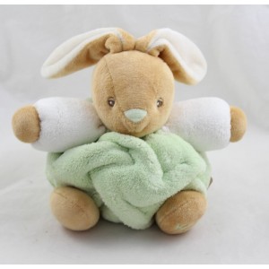 Doudou Kugelhase KALOO Feder grün patapouf medium 18 cm