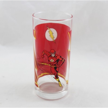 Transparent glass DC Comics Flash Gordon red superhero 13 cm
