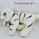 Peluche tigre blanc ANNA CLUB PLUSH WWF allongé