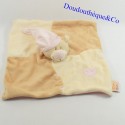Doudou orso piatto DOUKIDOU Dou kidou beige cuore rosa 26 cm