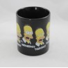 Mug Day of the Week Homer Simpson Daily Homer Black Collector Expressions Face 10 cm