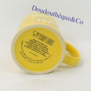 Mug M&M'S jaune Edition limitée "WANTED" céramique 2013 10 cm