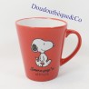 Mug Snoopy THE CONCEPT FACTORY Snoopy's Attitude red 10 cm