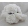 Plush rabbit ENESCO white brown scarf gray 21 cm
