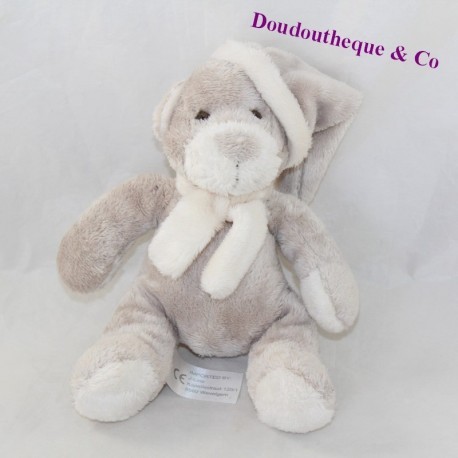 TeddyBär J-LINE Beige Mütze und Schal 22 cm TeddyBär J-LINE Beige Mütze und Schal 22 cm
