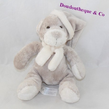 TeddyBär J-LINE Beige Mütze und Schal 22 cm