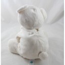 Teddybär TEX BABY elfenbeinweiß Carrefour 36 cm