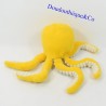 Doudou marionnette pieuvre MAISONS DU MONDE jaune 22 cm