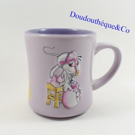 Becher in Relief Maus DIDDL rosa Keramik Tasse 3D DIDDLINA 10 cm