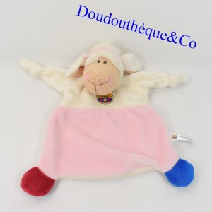 Doudou sheep NICI FC Barcelona pink white 25 cm
