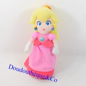 Princesa de peluche Peach NINTENDO Super Mario vestido rosa 35 cm