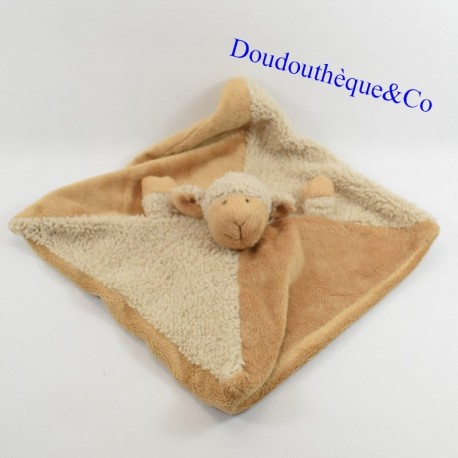 Doudou flachschaf LES BEBES D'ELYSEA braun 27 cm