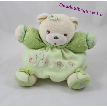 Teddy Bear Ball KALOO grüne Küken ethnische Blume 17 cm