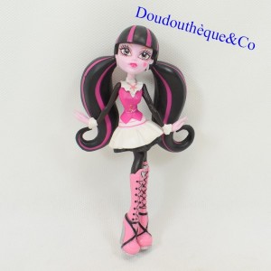 Monster High MATTEL Draculaura schwarze, pink und weiße Figur 15 cm