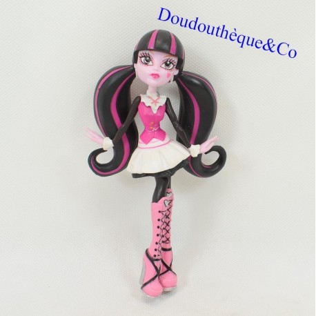 Monster High MATTEL Draculaura schwarze, pink und weiße Figur 15 cm