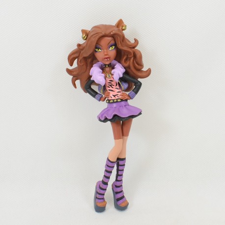 Figur Monster High MATTEL clawdeen wolf braun und lila 15 cm