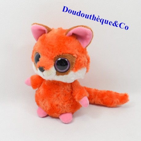 Peluche renard YOOHOO & Friends renard roux et blanc gros yeux 17 cm Peluche renard YOOHOO & Friends renard roux et blanc gros yeux 17 cm
